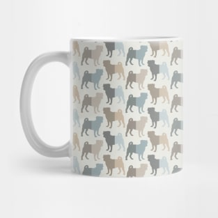 Pugs Natural Pattern Mug